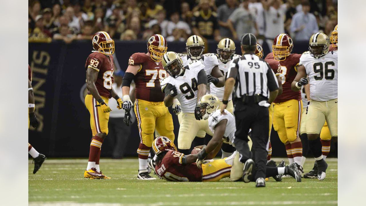 Saints star Cameron Jordan squeezes into dad's Pro Bowl jersey for Steve  Jordan Vikings Ring of Honor induction – Twin Cities