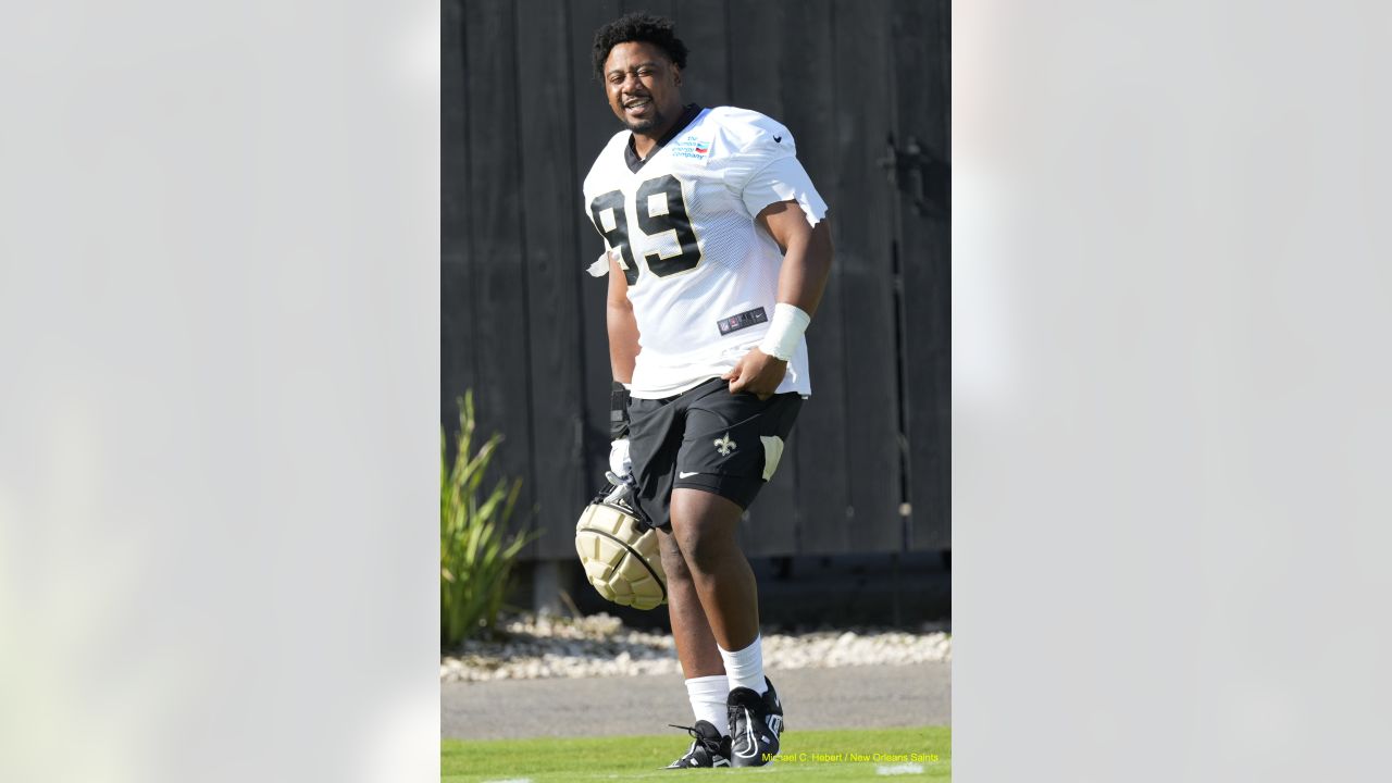 Saints defense shows up ready on first day in full pads