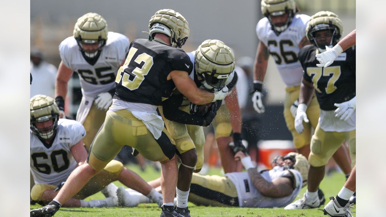 New Orleans Saints wide receiver Jontre Kirklin (85) runs with the