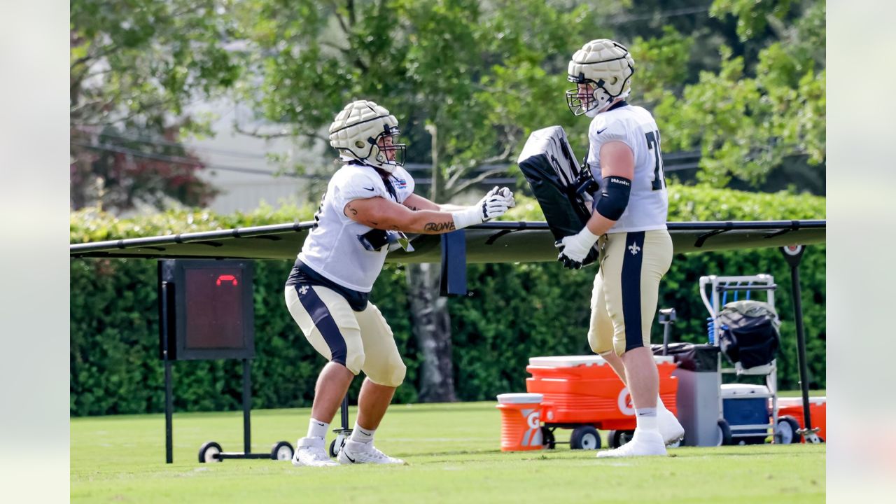 New Orleans Saints quarterback Andy Dalton lights up practice as team  prepares for preseason opener