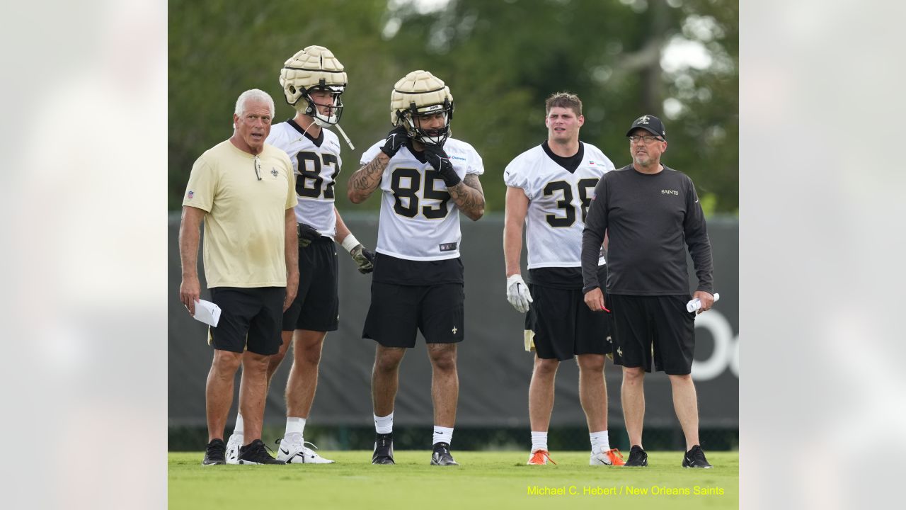 New Orleans Saints cornerback Vincent Gray (35) reacts to a play