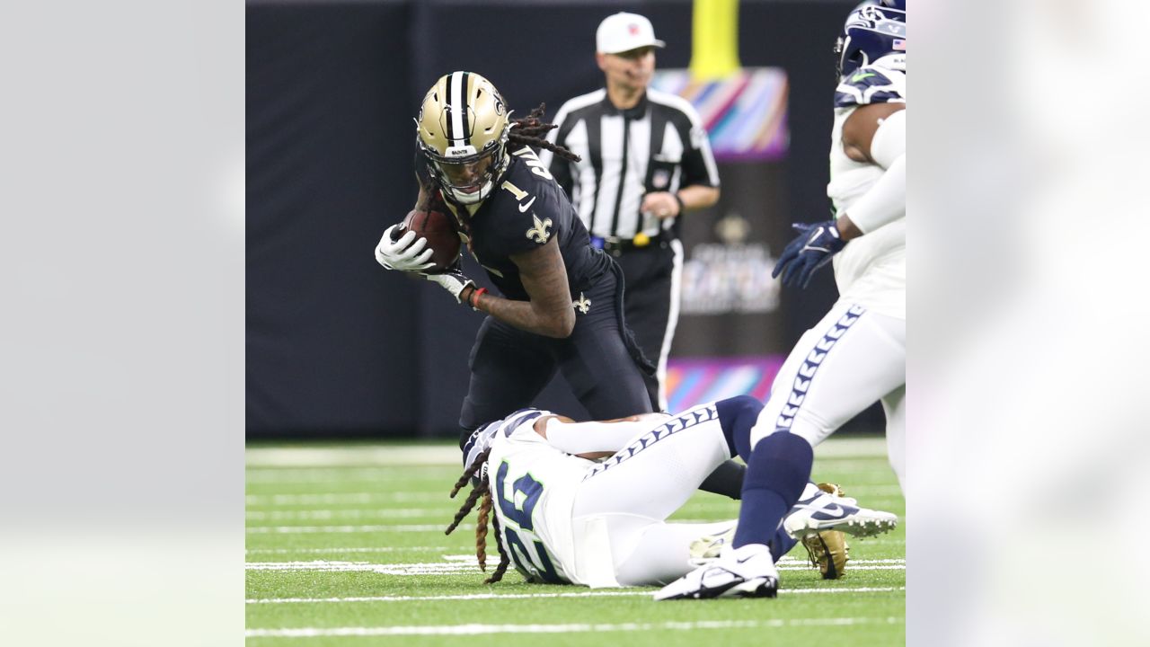 New Orleans Saints guard Lewis Kidd (66) in action during an NFL football  game against the Seattle Seahawks, Sunday, Oct. 9, 2022, in New Orleans.  (AP Photo/Tyler Kaufman Stock Photo - Alamy