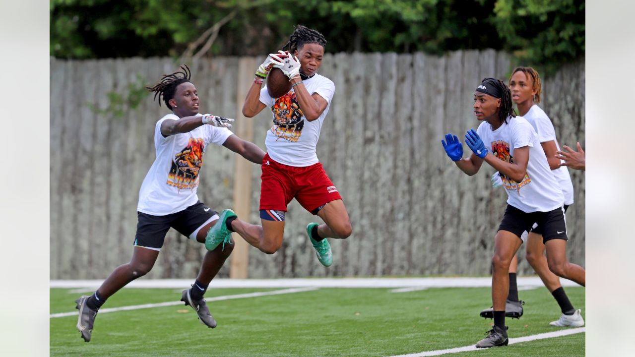 Tyrann Mathieu hosts 2022 Heart of a Badger youth football camp