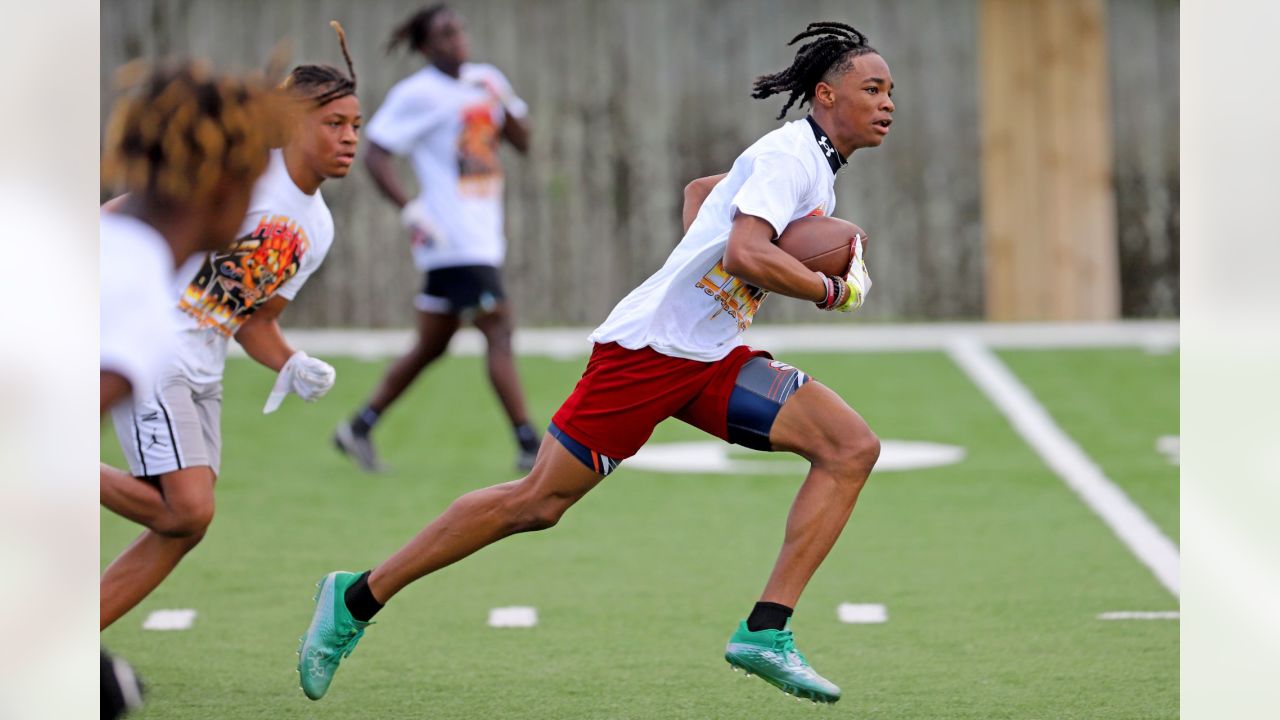 Tyrann Mathieu hosts 2022 Heart of a Badger youth football camp