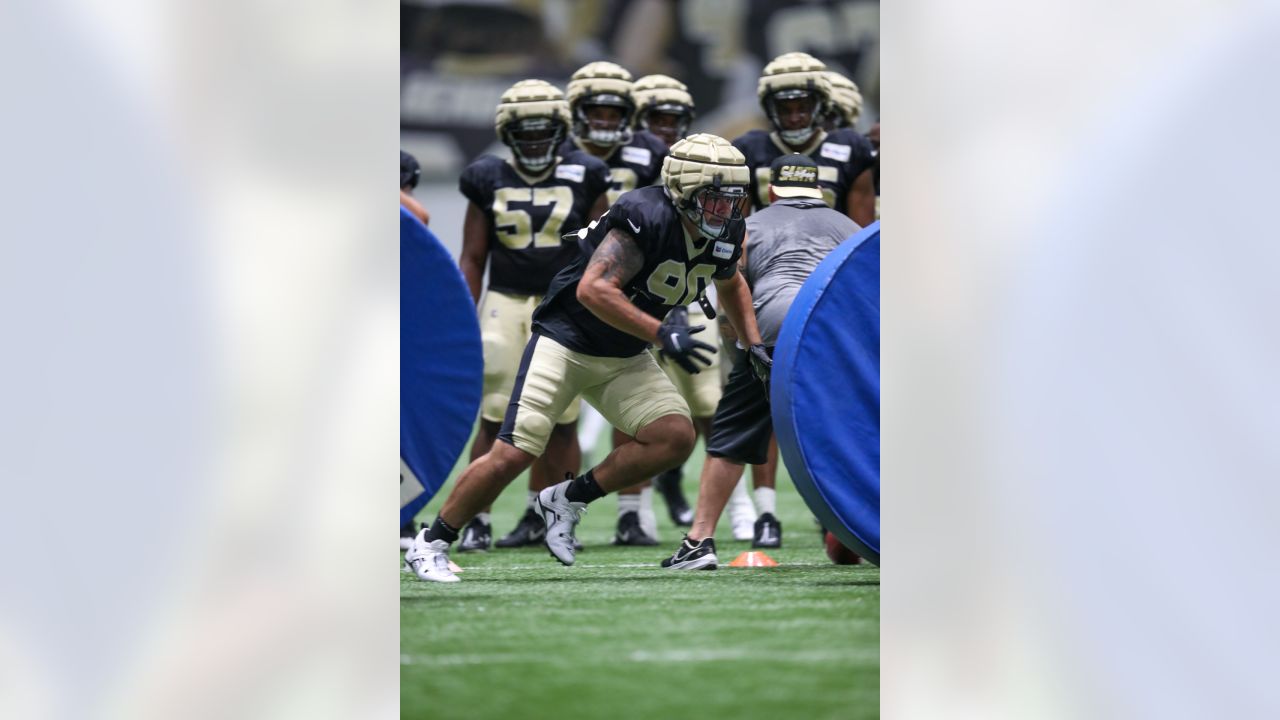 August 29, 2019: New Orleans Saints kicker Will Lutz (3) drives a kickoff  during a preseason game between the New Orleans Saints and the Miami  Dolphins at the Mercedes Benz Superdome in