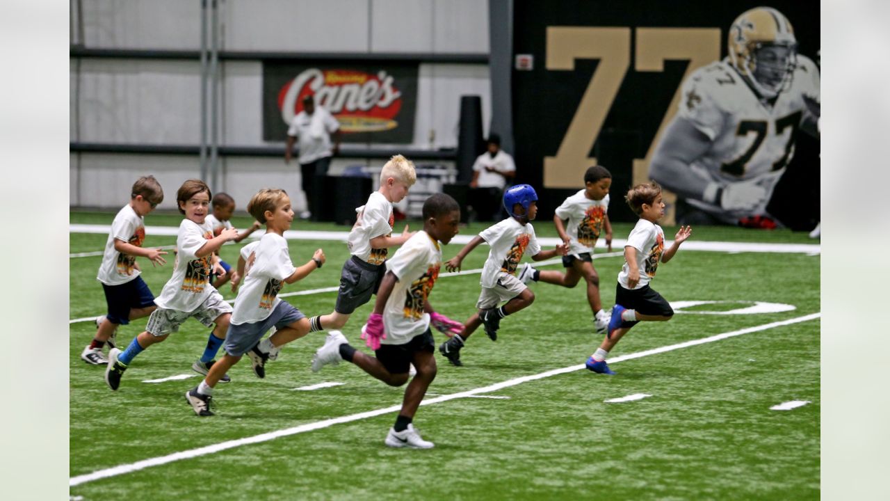 Tyrann Mathieu hosts 2022 Heart of a Badger youth football camp