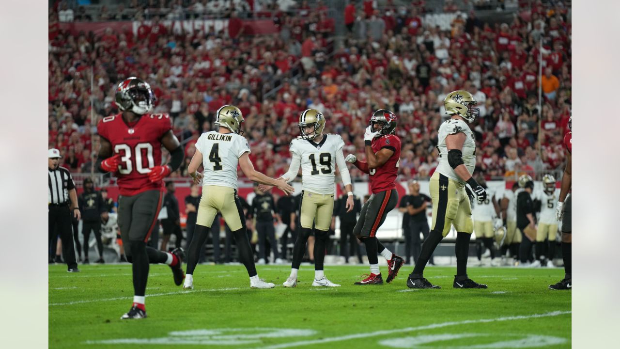 New Orleans Saints vs. Tampa Bay Buccaneers on December 19, 2021