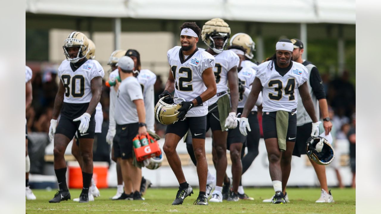 New Orleans Saints rookie tackle Trevor Penning taking small steps