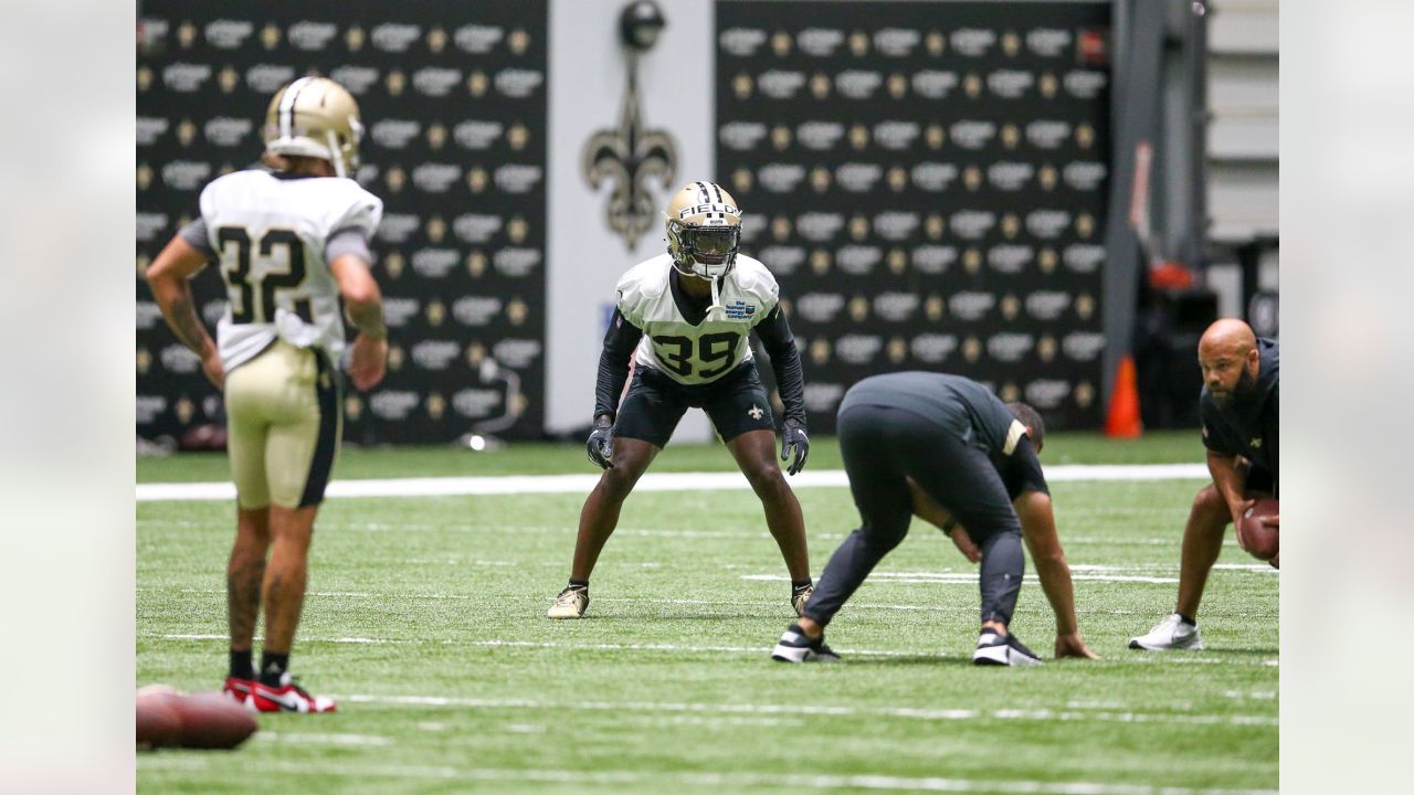 Safety Tyrann Mathieu makes training camp debut with New Orleans Saints