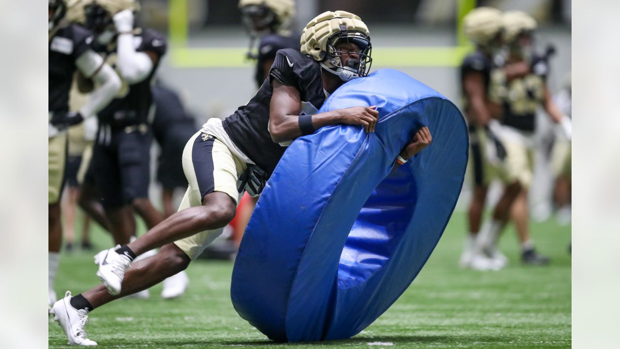 August 29, 2019: New Orleans Saints kicker Will Lutz (3) drives a kickoff  during a preseason game between the New Orleans Saints and the Miami  Dolphins at the Mercedes Benz Superdome in