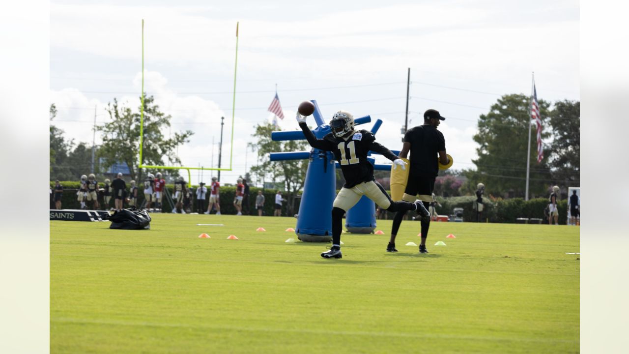 June 01, 2017 - New Orleans Saints wide receiver Travin Dural (14) in  action during the organized team activities at the New Orleans Saints  Training Facility in Metairie, LA. Stephen Lew/CSM Stock Photo - Alamy