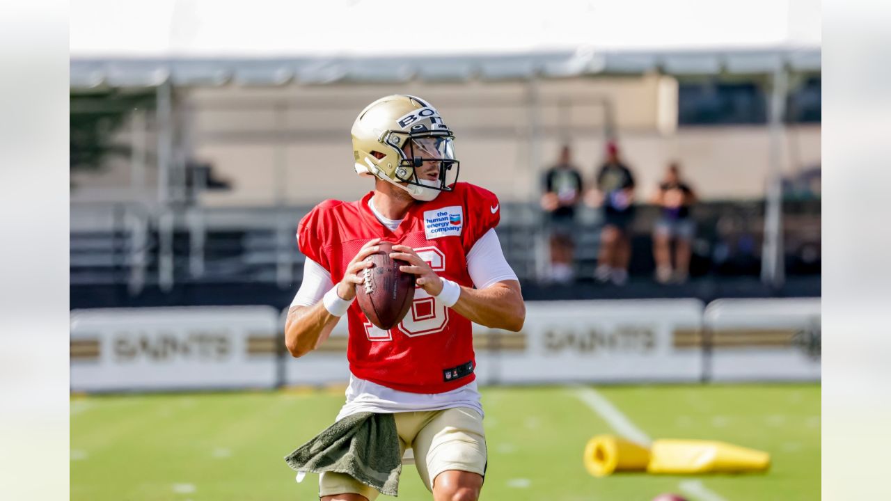 New Orleans Saints quarterback Andy Dalton lights up practice as team  prepares for preseason opener