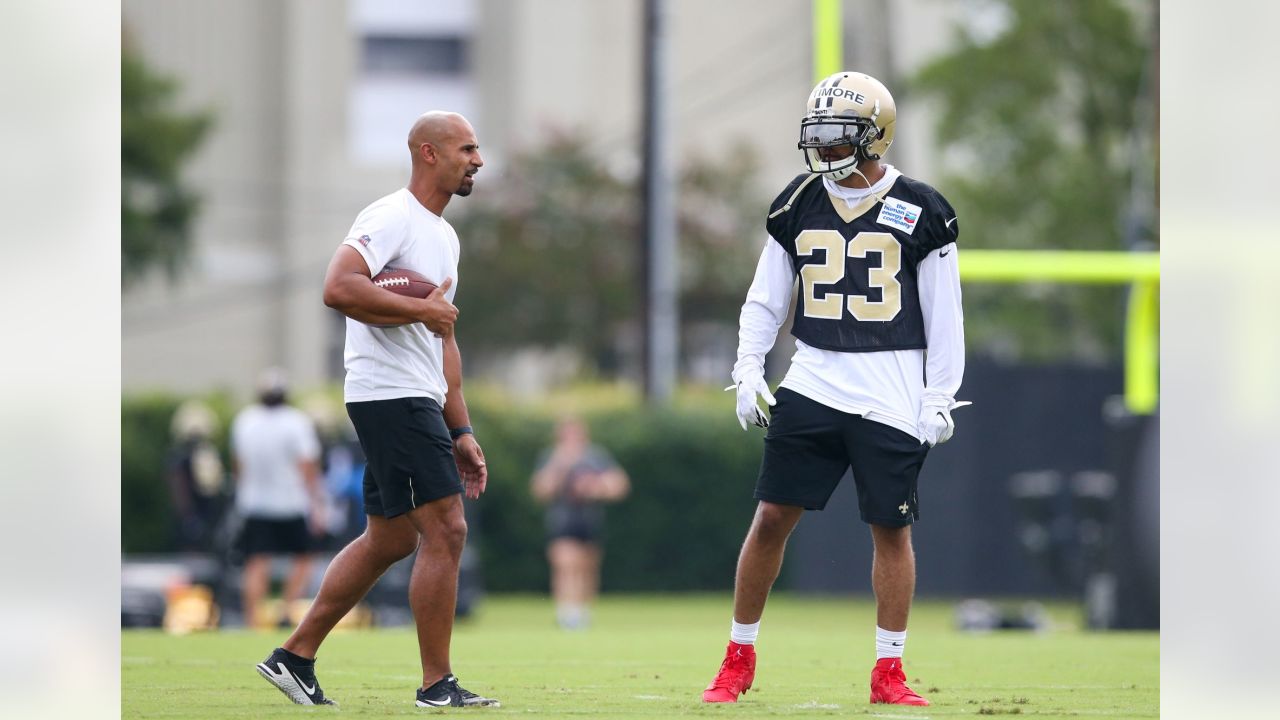 New Orleans Saints rookie tackle Trevor Penning taking small steps toward  eventual goal