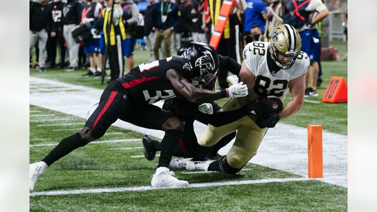 New Orleans Saints Game-Used Football vs. Atlanta Falcons on November 7 2021