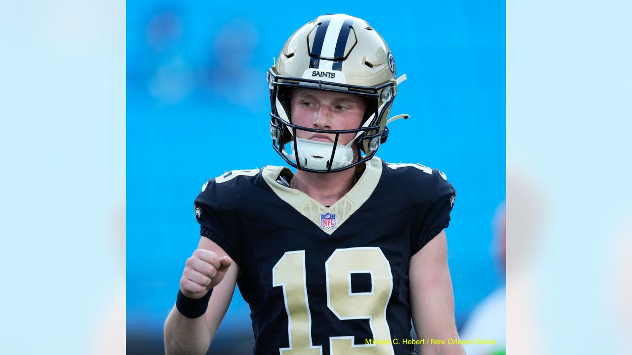 A Carolina Panthers helmet during the NFL football game between the New  Orleans Saints and the Carolina Panthers on Sunday, Sep. 27, 2015 in  Charlotte, NC. Jacob Kupferman/CSM Stock Photo - Alamy