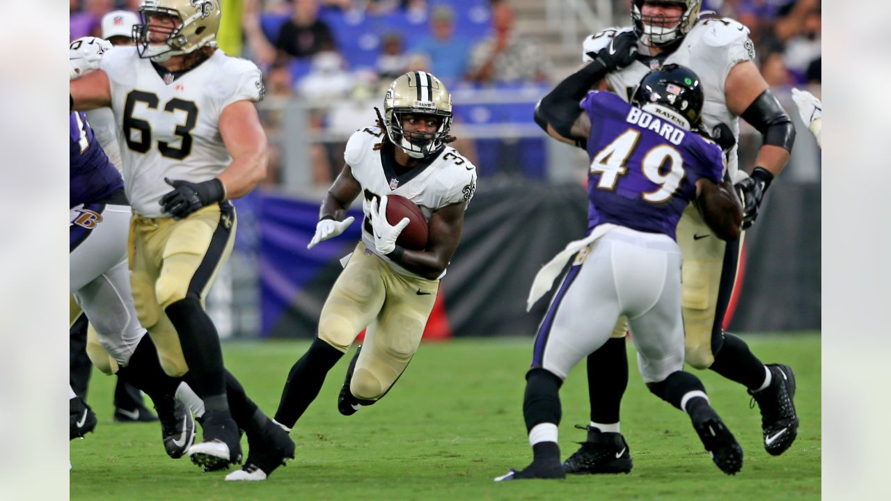 August 20, 2018: Baltimore Ravens offensive lineman Orlando Brown Jr. (78)  during NFL football preseason game action between the Baltimore Ravens and  the Indianapolis Colts at Lucas Oil Stadium in Indianapolis, Indiana.