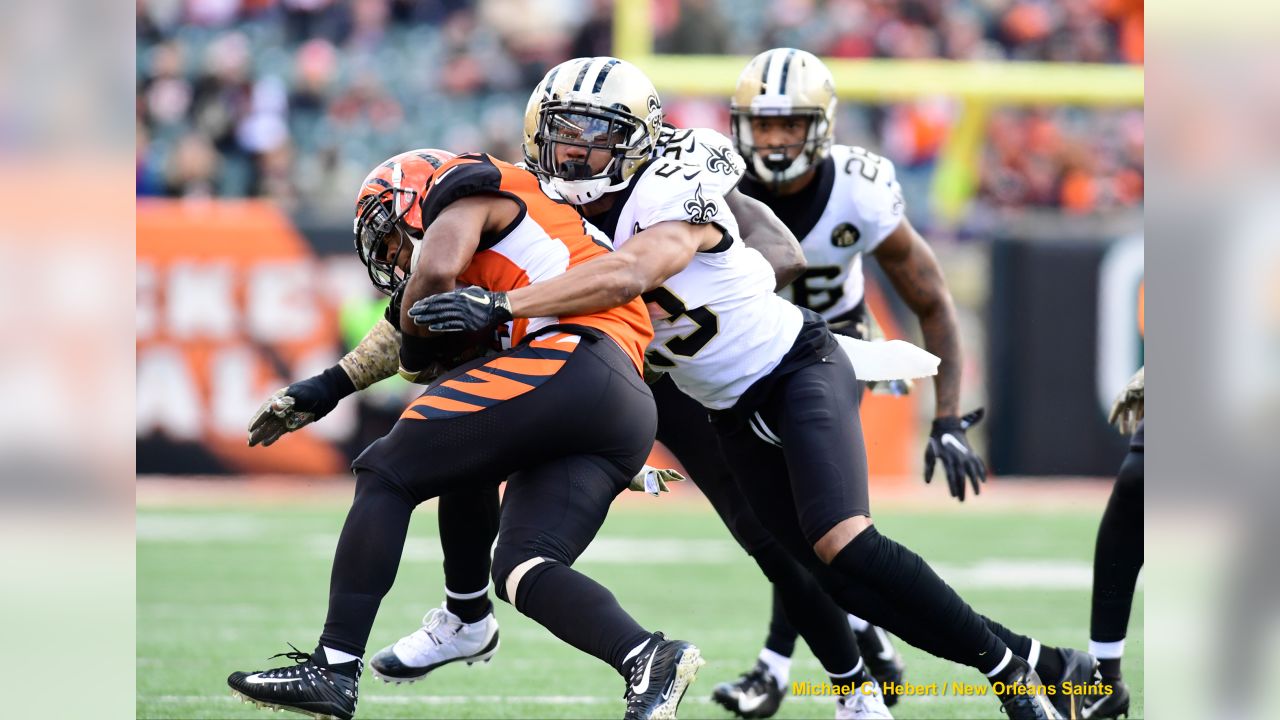 June 13, 2018 - New Orleans Saints cornerback Marshon Lattimore (23)  participates in a mandatory minicamp at the Ochsner Sports Performance  Center in Metairie, LA. Stephen Lew/CSM Stock Photo - Alamy