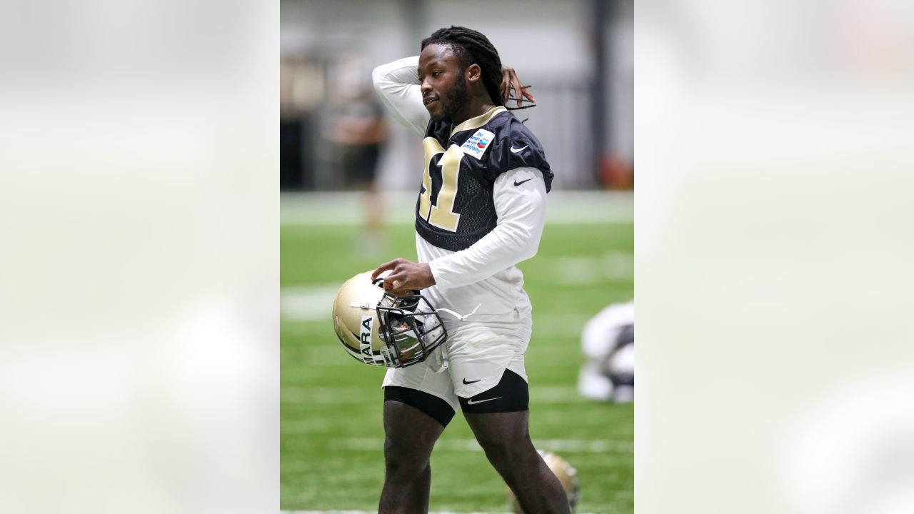 New Orleans Saints wide receiver Chris Olave (12) signs autographs, after  training camp at their NFL football training facility in Metairie, La.,  Saturday, July 30, 2022. (AP Photo/Gerald Herbert Stock Photo - Alamy