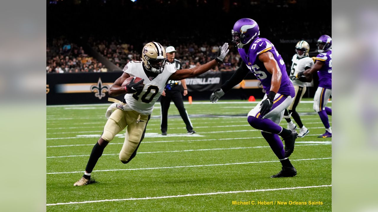 Receiver Deonte Harris showed his potential as returner for New Orleans  Saints