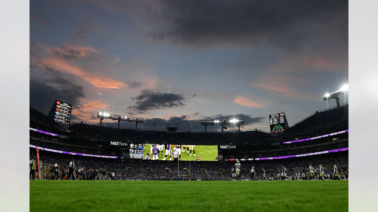 Ravens host Saints at M&T Bank Stadium Saturday night