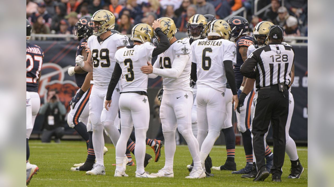 New Orleans Saints kicker Wil Lutz breaks an NFL record against Bears