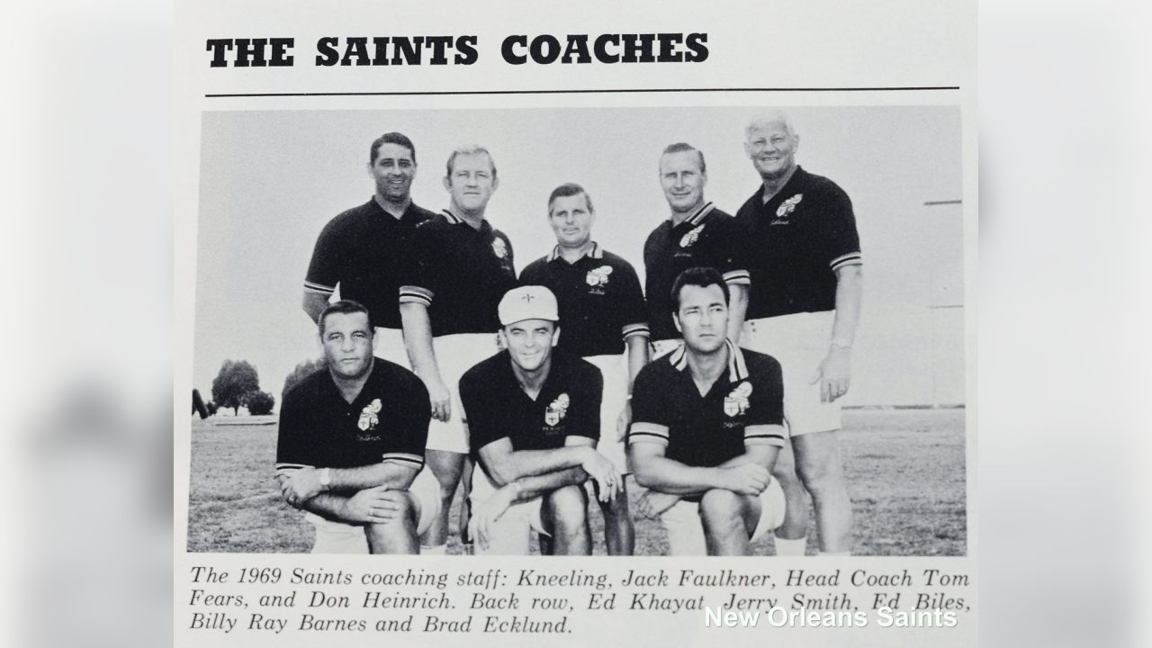 1969 New Orleans Saints Team Roster