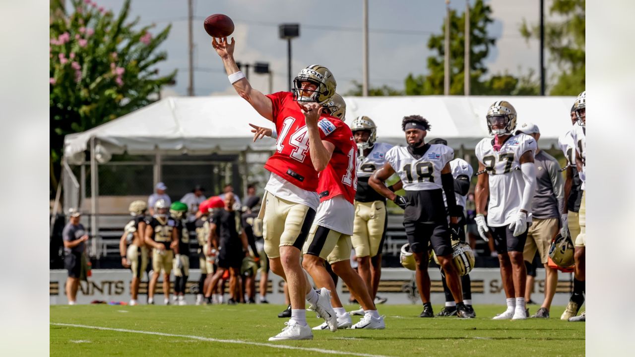 Andy Dalton leads New Orleans Saints training camp Day 12