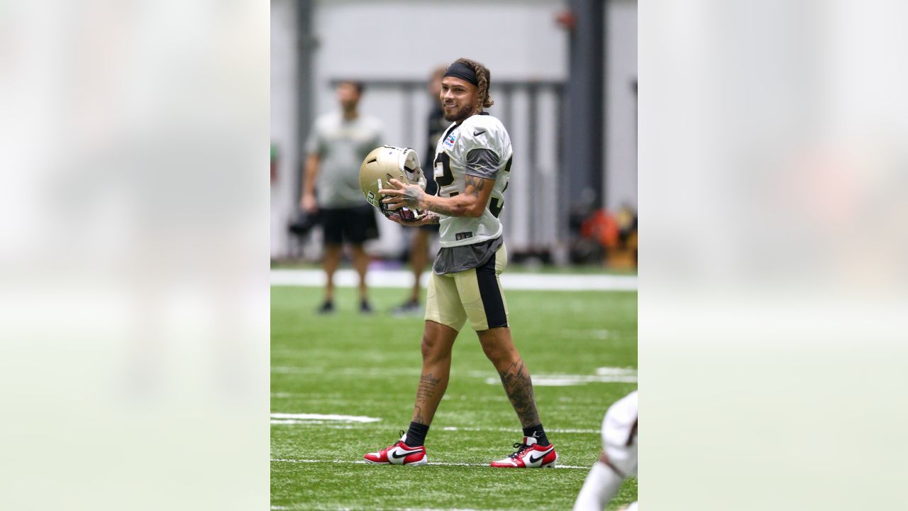 Safety Tyrann Mathieu makes training camp debut with New Orleans Saints