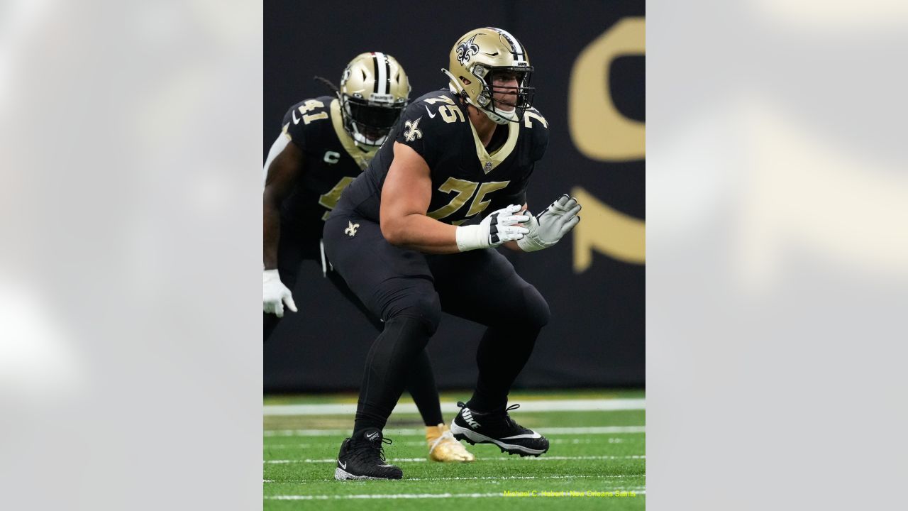 New Orleans Saints defensive end Tanoh Kpassagnon (90) during an NFL  football game against the Baltimore Ravens, Monday, Nov. 7, 2022, in New  Orleans. (AP Photo/Tyler Kaufman Stock Photo - Alamy