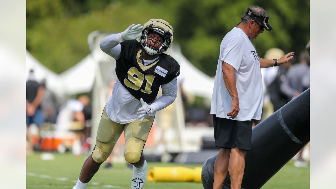 New Orleans Saints wide receiver Jontre Kirklin (85) runs with the