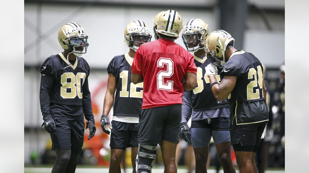 New Orleans Saints Minicamp 2022 - Cam Jordan on new black helmets, team  leaders 6/16/2022