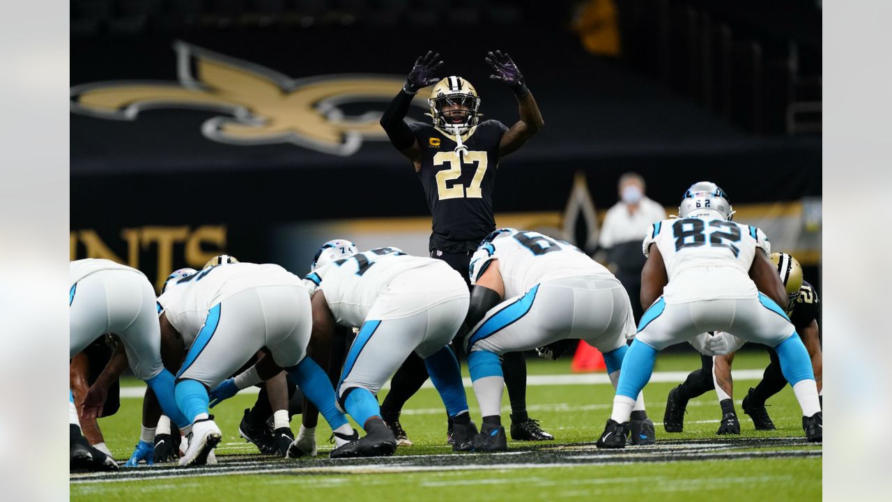 13 September 2009: New Orleans Saints cornerback Malcolm Jenkins (27). The New  Orleans Saints defeated the Detroit Lions 45-27 in the matchup held at the  Louisiana Superdome in New Orleans, LA. (Credit