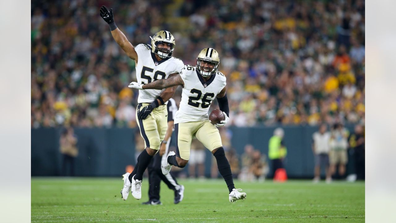 Green Bay Packers linebacker Eric Wilson (45) walks off the field