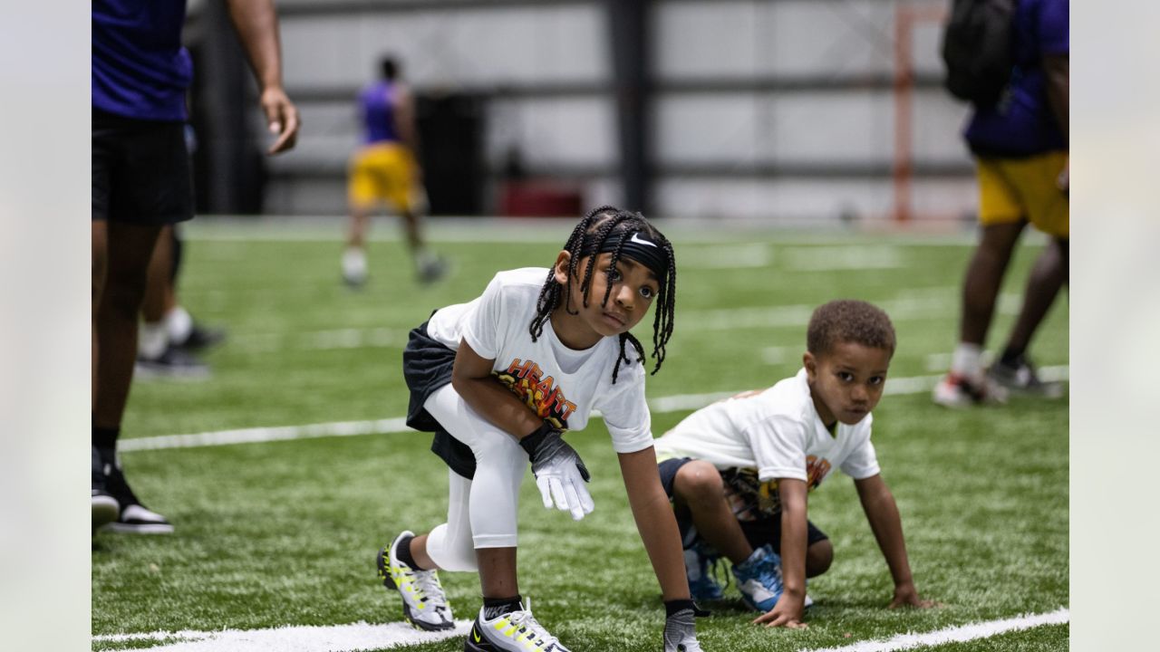 Tyrann Mathieu hosts 2022 Heart of a Badger youth football camp