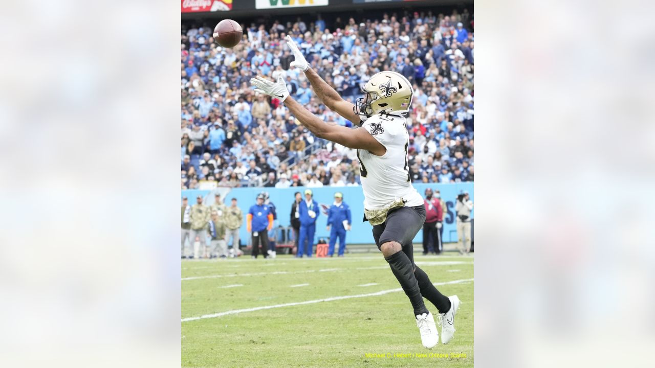 Tennessee Titans linebacker Jack Gibbens (50) during an NFL football game  against the New Orleans Saints, Sunday, Sep. 10, 2023, in New Orleans. (AP  Photo/Tyler Kaufman Stock Photo - Alamy