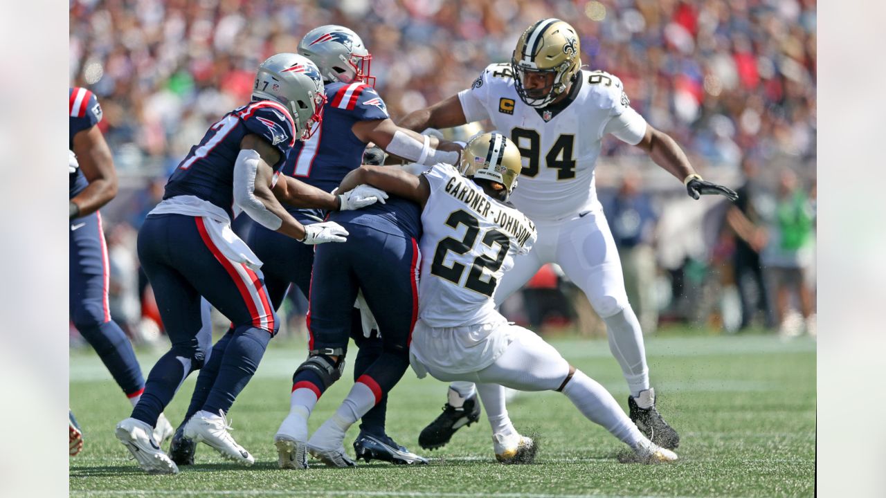 New Orleans Saints vs. New England Patriots on September 26, 2021