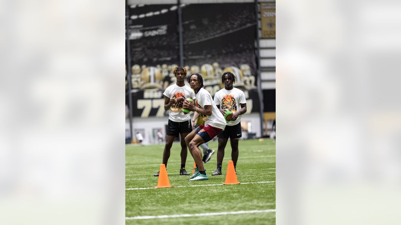 Tyrann Mathieu hosts 2022 Heart of a Badger youth football camp