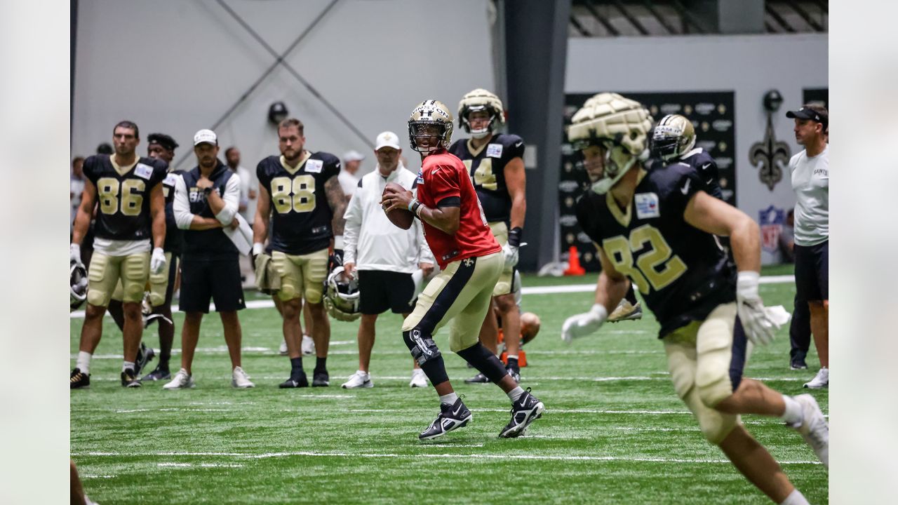 New Orleans Saints wide receiver Shaq Davis (88) runs through drills at the  NFL team's football training camp in Metairie, La., Wednesday, Aug. 2,  2023. (AP Photo/Gerald Herbert Stock Photo - Alamy