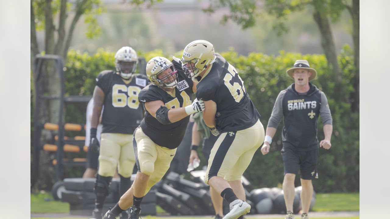 New Orleans Saints rookie defensive end Payton Turner exhibiting  versatility in training camp