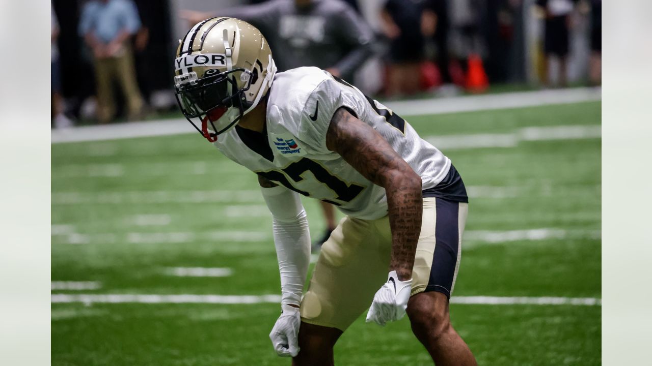 Deonte Harty of the New Orleans Saints in action against the Green News  Photo - Getty Images