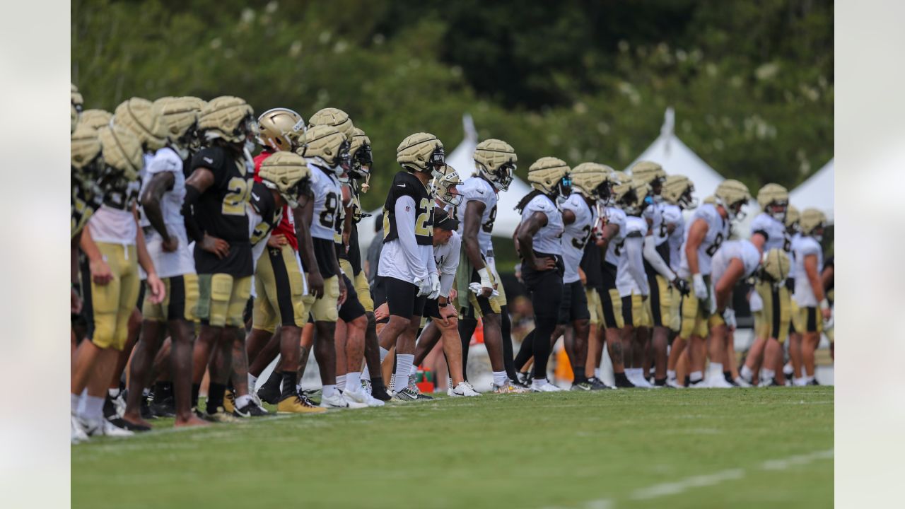 New Orleans Saints wide receiver Jontre Kirklin (85) runs with the