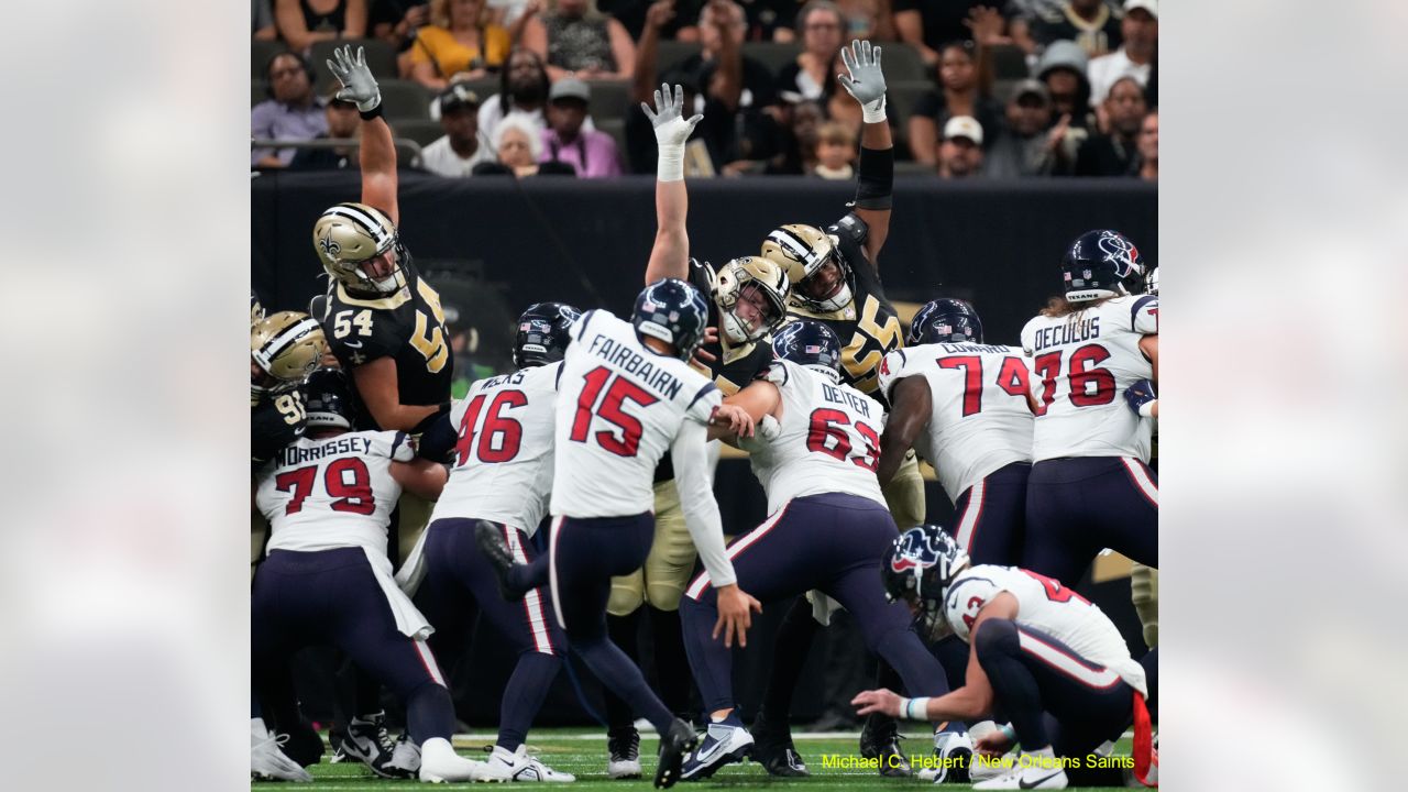 New Orleans Saints at Houston Texans on October 15, 2023