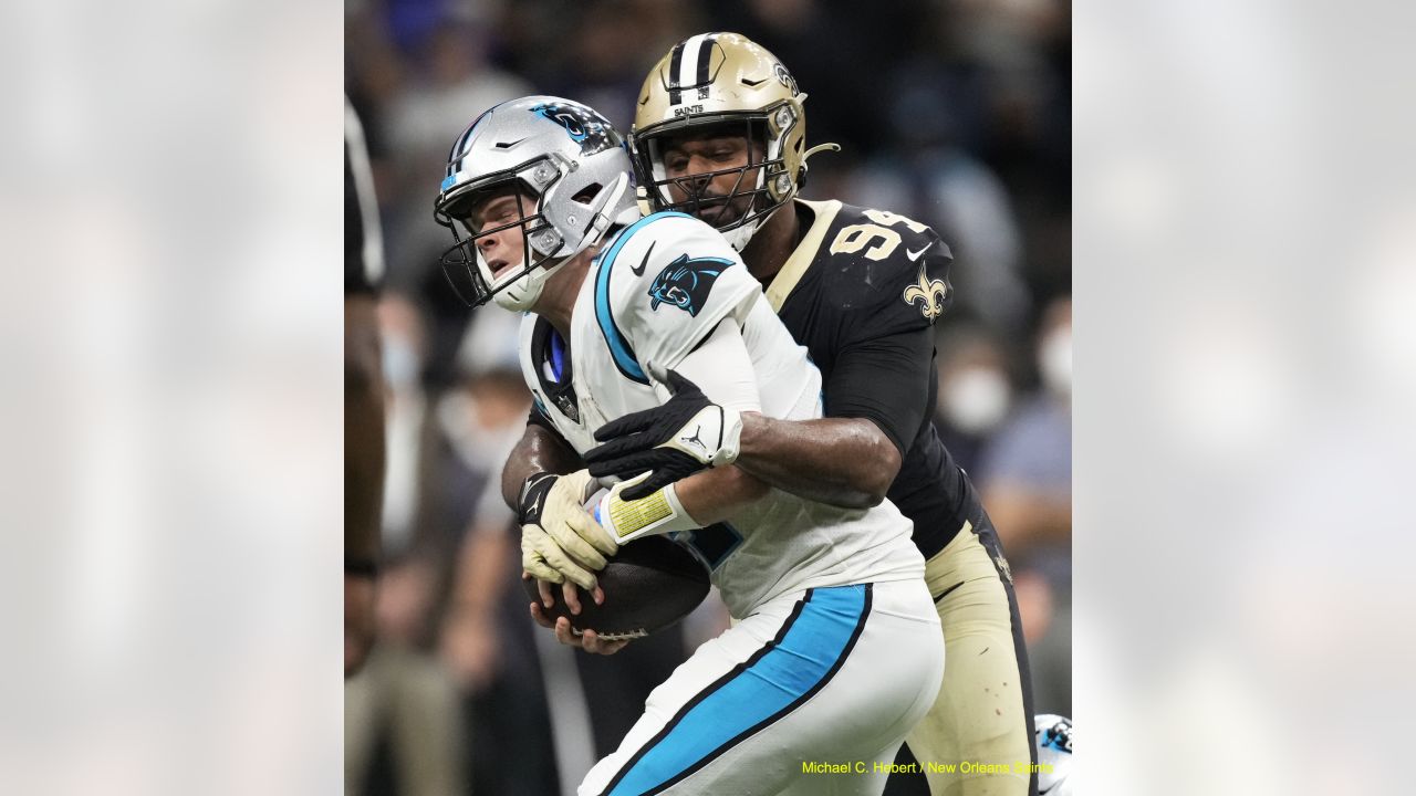 Carolina Panthers Vs. New Orleans Saints. Fans Support On NFL Game