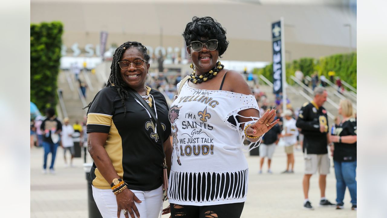 I'm Not Yelling! I'm A New Orleans Saints Girl We Just Talk Loud