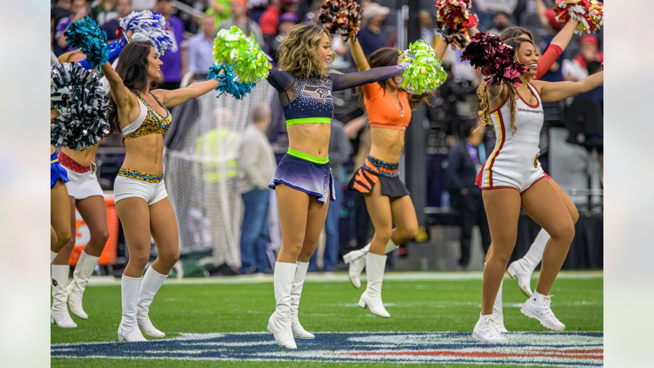 Denver Broncos rookie cheerleader La Toyua Tolbert during NBC