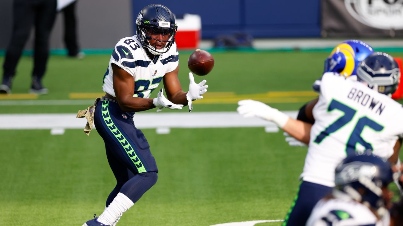 Seattle Seahawks cornerback Neiko Thorpe runs on the field during warmups  before an NFL football game against the Los Angeles Rams, Thursday, Oct. 3,  2019, in Seattle. (AP Photo/Stephen Brashear Stock Photo 