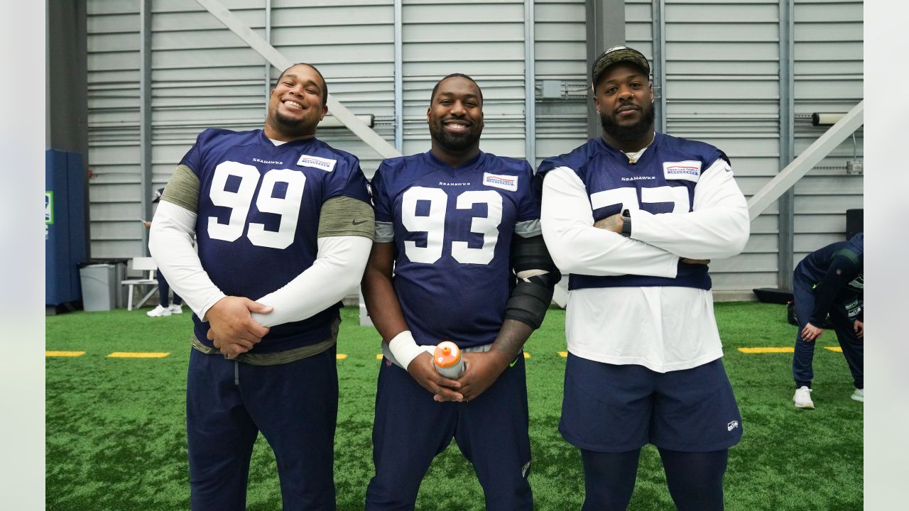 Seattle Seahawks defensive tackle Al Woods (99) during an NFL