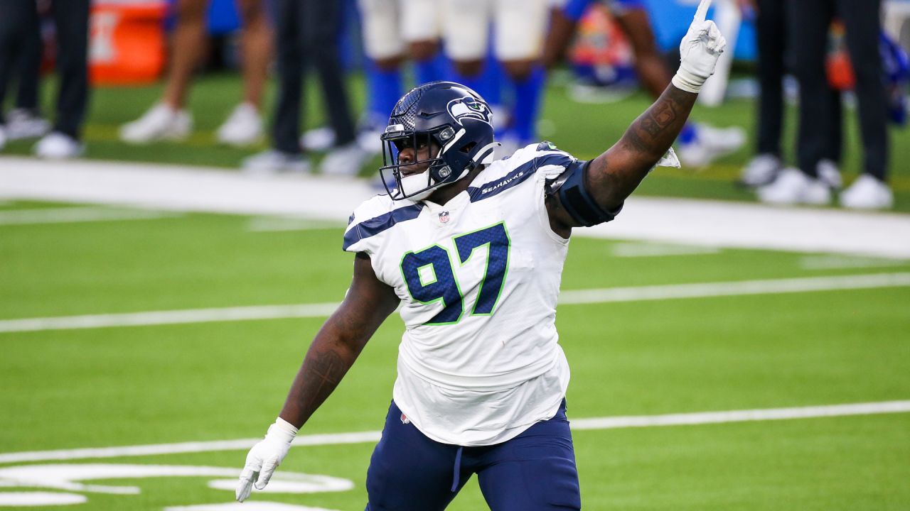 Seattle Seahawks cornerback Neiko Thorpe runs on the field during warmups  before an NFL football game against the Los Angeles Rams, Thursday, Oct. 3,  2019, in Seattle. (AP Photo/Stephen Brashear Stock Photo 