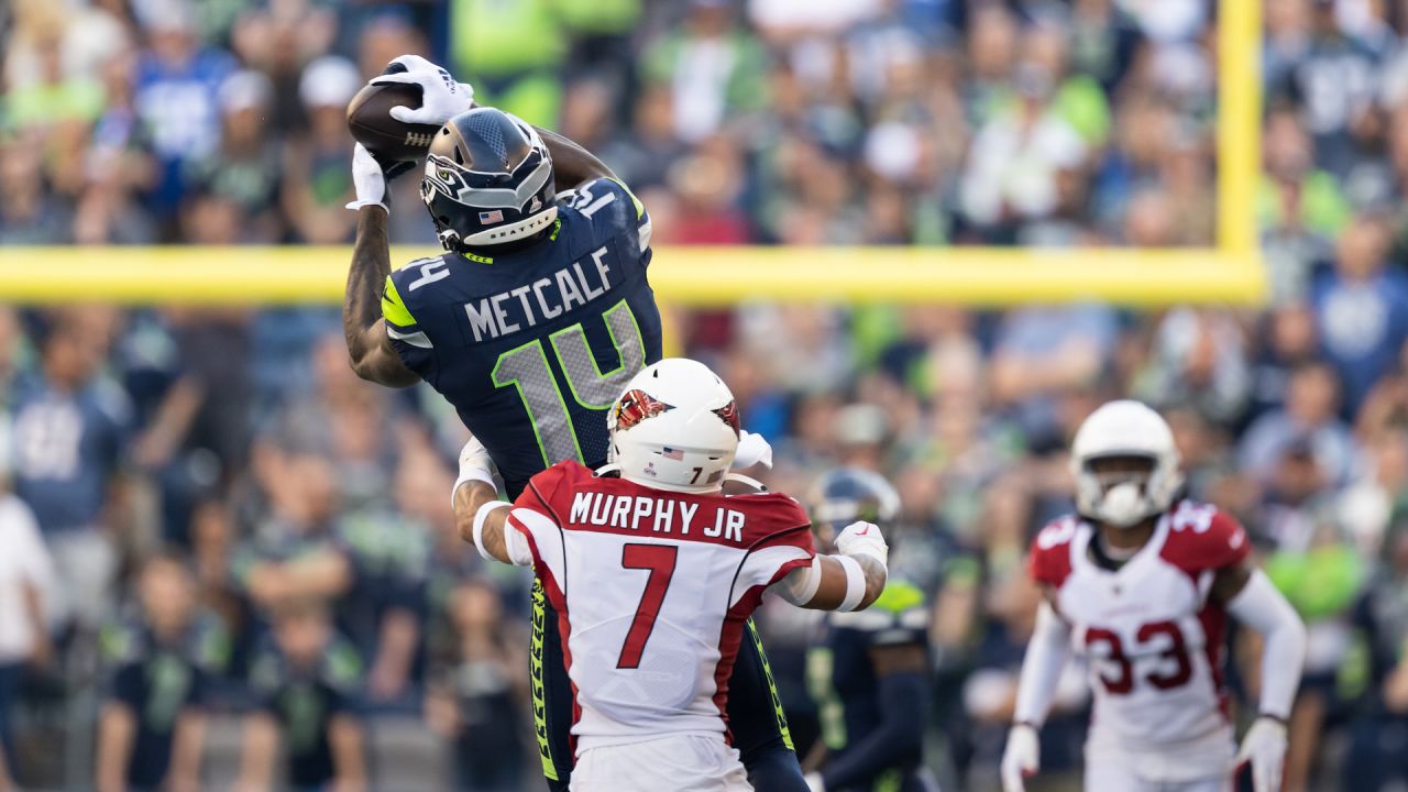 Seattle Seahawks linebacker Joshua Onujiogu (49) jogs during minicamp  Tuesday, June 6, 2023, at the NFL football team's facilities in Renton,  Wash. (AP Photo/Lindsey Wasson Stock Photo - Alamy