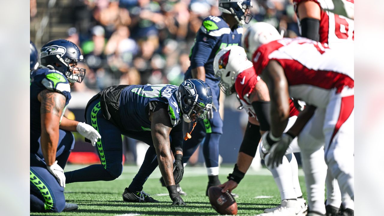 Seattle, WA, USA. 22nd Dec, 2019. Arizona Cardinals safety Budda Baker (32)  reacts to a big defensive play during a game between the Arizona Cardinals  and Seattle Seahawks at CenturyLink Field in